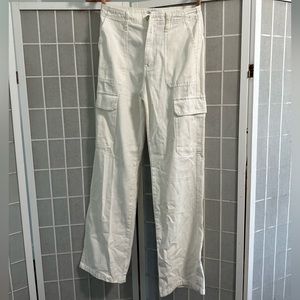 ZARA white cargo pants Size EU 36 US 4